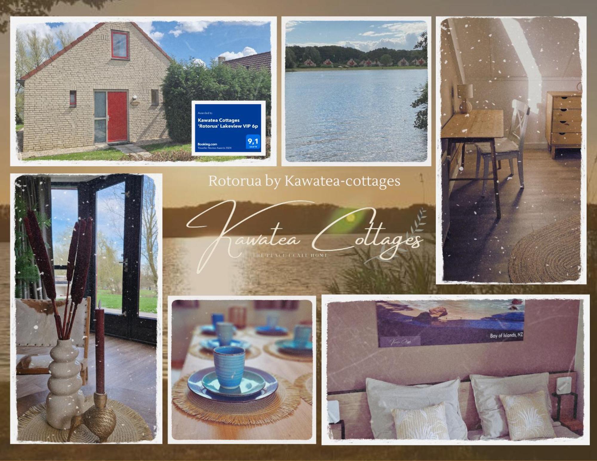 Lakeview 'Rotorua' 4-6 Pers By Kawatea Cottages Ewijk Extérieur photo